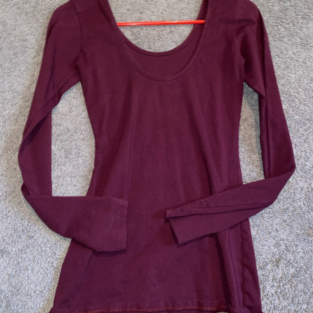 Pacsun maroon long sleeve